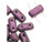 CzechMates Glass, 2-Hole Rectangle Brick Beads 6x3mm, Metallic Pink Suede CzechMates Glass, 2-Hole Rectangle Brick Beads 6x3mm, Metallic Pink Suede
