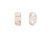 CzechMates Glass 3 x 6mm Luster Transparent Topaz/Pink 2-Hole Brick Bead Strand CzechMates Glass 3 x 6mm Luster Transparent Topaz/Pink 2-Hole Brick Bead Strand