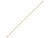 Yellow Plated Eye Pin, 3", Standard (ounce) Yellow Plated Eye Pin, 3", Standard (ounce)