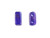 CzechMates Glass 3 x 6mm Indigo Matte Vega 2-Hole Brick Bead Strand CzechMates Glass 3 x 6mm Indigo Matte Vega 2-Hole Brick Bead Strand