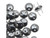 CzechMates Glass 2-Hole Round Flat Lentil Beads 6mm - Hematite CzechMates Glass 2-Hole Round Flat Lentil Beads 6mm - Hematite