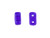 CzechMates Glass 3 x 6mm Cobalt 2-Hole Brick Bead Strand CzechMates Glass 3 x 6mm Cobalt 2-Hole Brick Bead Strand