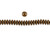 CzechMates Glass 6mm Chocolate Brown 2-Hole Lentil Bead Strand CzechMates Glass 6mm Chocolate Brown 2-Hole Lentil Bead Strand