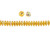 CzechMates Glass 6mm Topaz AB 2-Hole Lentil Bead Strand CzechMates Glass 6mm Topaz AB 2-Hole Lentil Bead Strand
