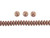 CzechMates Glass 6mm Ashen Gray Copper Picasso 2-Hole Lentil Bead Strand CzechMates Glass 6mm Ashen Gray Copper Picasso 2-Hole Lentil Bead Strand