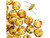 CzechMates Glass 2-Hole Round Flat Lentil Beads 6mm - Crystal Picasso CzechMates Glass 2-Hole Round Flat Lentil Beads 6mm - Crystal Picasso