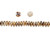 CzechMates Glass 6mm Opaque White/Tortoise Celsian 2-Hole Lentil Bead Strand CzechMates Glass 6mm Opaque White/Tortoise Celsian 2-Hole Lentil Bead Strand