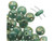 CzechMates Glass 2-Hole Round Flat Lentil Beads 6mm - Turquoise Bronze Picasso CzechMates Glass 2-Hole Round Flat Lentil Beads 6mm - Turquoise Bronze Picasso