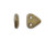 CzechMates Glass 6mm Olivine Patina Two-Hole Triangle Bead Pack, 2.5-Inch Tube CzechMates Glass 6mm Olivine Patina Two-Hole Triangle Bead Pack, 2.5-Inch Tube