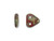 CzechMates Glass 6mm Opaque Red Picasso Two-Hole Triangle Bead Pack, 2.5-Inch Tube CzechMates Glass 6mm Opaque Red Picasso Two-Hole Triangle Bead Pack, 2.5-Inch Tube