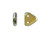 CzechMates Glass 6mm Aquamarine Celsian Two-Hole Triangle Bead Pack 2.5-Inch Tube CzechMates Glass 6mm Aquamarine Celsian Two-Hole Triangle Bead Pack 2.5-Inch Tube