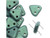 CzechMates 2-Hole Triangle Beads 6mm - Light Green Metallic Suede CzechMates 2-Hole Triangle Beads 6mm - Light Green Metallic Suede