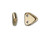 CzechMates Glass 6mm Bronze Two-Hole Triangle Bead Pack 2.5-Inch Tube CzechMates Glass 6mm Bronze Two-Hole Triangle Bead Pack 2.5-Inch Tube