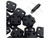 CzechMates Glass, QuadraTile 4-Hole Square Beads 6mm, Jet Black CzechMates Glass, QuadraTile 4-Hole Square Beads 6mm, Jet Black