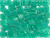 CzechMates Glass 6mm 4-Hole Atlantis Green QuadraTile Bead 2.5-Inch Tube CzechMates Glass 6mm 4-Hole Atlantis Green QuadraTile Bead 2.5-Inch Tube
