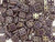 CzechMates Glass 6mm 4-Hole Opaque Purple Bronze Picasso QuadraTile Bead 2.5-Inch Tube CzechMates Glass 6mm 4-Hole Opaque Purple Bronze Picasso QuadraTile Bead 2.5-Inch Tube