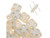 CzechMates Glass, QuadraTile 4-Hole Square Beads 6mm, Opaque Champagne Luster CzechMates Glass, QuadraTile 4-Hole Square Beads 6mm, Opaque Champagne Luster