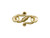 Gold Plated Jewelry Clasp, Cast, S, Wrapped (72 pcs) Gold Plated Jewelry Clasp, Cast, S, Wrapped (72 pcs)
