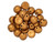 CzechMates 2-Hole 7mm ColorTrends Saturated Metallic Russet Orange Cabochon Bead 2.5-Inch Tube CzechMates 2-Hole 7mm ColorTrends Saturated Metallic Russet Orange Cabochon Bead 2.5-Inch Tube