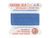 Griffin Silk Beading Cord & Needle, Size 8 (0.8mm), 2 Meters, Blue Griffin Silk Beading Cord & Needle, Size 8 (0.8mm), 2 Meters, Blue