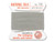 Griffin Bead Cord 100% Silk - Size 12 (0.98mm) Grey Griffin Bead Cord 100% Silk - Size 12 (0.98mm) Grey