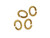 Nunn Design Antique Gold-Plated 6mm Textured Oval Jump Ring (10 Pieces) Nunn Design Antique Gold-Plated 6mm Textured Oval Jump Ring (10 Pieces)