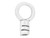 Sterling Silver Center Crimp with Loop, 1.5mm I.D. (10 Pieces) Sterling Silver Center Crimp with Loop, 1.5mm I.D. (10 Pieces)