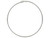 White Plated Earring Hoop Component, Manipulating, 1" (72 pcs) White Plated Earring Hoop Component, Manipulating, 1" (72 pcs)