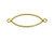 12kt Gold-Filled Jewelry Connector, Marquise, 25mm, 2 Loop (Each) 12kt Gold-Filled Jewelry Connector, Marquise, 25mm, 2 Loop (Each)