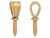 Screw Bail, 15.5 x 4mm, Gold Plated (each) Screw Bail, 15.5 x 4mm, Gold Plated (each)