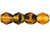 Fire-Polish 3mm : Lt Tortoise (50pcs) Fire-Polish 3mm : Lt Tortoise (50pcs)