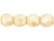 Fire-Polish 3mm : Luster - Opaque Champagne (50pcs) Fire-Polish 3mm : Luster - Opaque Champagne (50pcs)