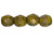 Fire-Polish 3mm : Opaque Yellow - Copper Picasso (50pcs) Fire-Polish 3mm : Opaque Yellow - Copper Picasso (50pcs)