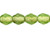 Fire-Polish 4mm : Olivine - Silver-Lined (50pcs) Fire-Polish 4mm : Olivine - Silver-Lined (50pcs)