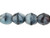 Fire-Polish 6mm : Gray/Black (25pcs) Fire-Polish 6mm : Gray/Black (25pcs)