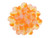 Fire-Polish 6mm : Tangerine/Milky White (25pcs) Fire-Polish 6mm : Tangerine/Milky White (25pcs)