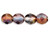 Fire-Polish 6mm : Luster - Amethyst/Blue/Crystal (25pcs) Fire-Polish 6mm : Luster - Amethyst/Blue/Crystal (25pcs)