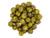 Fire-Polish 6mm : Opaque Yellow - Bronze Picasso (25pcs) Fire-Polish 6mm : Opaque Yellow - Bronze Picasso (25pcs)