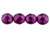 Fire-Polish 8mm : ColorTrends: Sueded Gold Fuchsia Red (25pcs) Fire-Polish 8mm : ColorTrends: Sueded Gold Fuchsia Red (25pcs)
