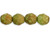 Fire-Polish 8mm : Opaque Pea Green - Stone Picasso (25pcs) Fire-Polish 8mm : Opaque Pea Green - Stone Picasso (25pcs)