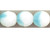 Fire-Polish 12mm : Iceberg Blue/Milky White (25pcs) Fire-Polish 12mm : Iceberg Blue/Milky White (25pcs)