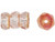 Fire-Polish 6 x 3mm - Rondelle : Luster - Transparent Pink (50pcs) Fire-Polish 6 x 3mm - Rondelle : Luster - Transparent Pink (50pcs)