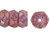 Fire-Polish 6 x 3mm - Rondelle : Luster - Stone Pink (50pcs) Fire-Polish 6 x 3mm - Rondelle : Luster - Stone Pink (50pcs)