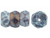 Fire-Polish 6 x 3mm - Rondelle : Luster - Stone Amethyst (50pcs) Fire-Polish 6 x 3mm - Rondelle : Luster - Stone Amethyst (50pcs)