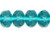 Gem-Cut Fire-Polish Rondelle 9 x 6mm : Lt Teal (25pcs) Gem-Cut Fire-Polish Rondelle 9 x 6mm : Lt Teal (25pcs)