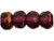 Gem-Cut Fire-Polish Rondelle 6 x 4mm : Copper - Fuchsia (25pcs) Gem-Cut Fire-Polish Rondelle 6 x 4mm : Copper - Fuchsia (25pcs)