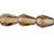 Fire-Polish 7 x 5mm - Teardrop : Smoky Topaz (25pcs) Fire-Polish 7 x 5mm - Teardrop : Smoky Topaz (25pcs)