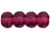 Gem-Cut Fire-Polish Rondelle 6 x 4mm : Fuchsia (25pcs) Gem-Cut Fire-Polish Rondelle 6 x 4mm : Fuchsia (25pcs)