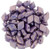 Matubo GemDuo 8x5mm 2-Hole Bead Luster - Opaque Amethyst (2.5-Inch Tube)