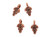 TierraCast Copper Antique Oak Leaf Charm